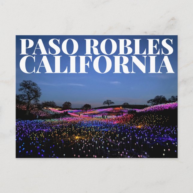 Paso Robles, California, USA Postcard (Front)