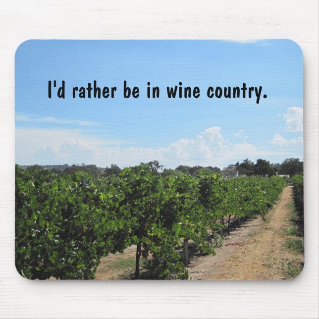 Paso Robles, California, Wine Country Mouse Pad (Front)