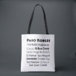 Paso Robles Wine Country Shoulder Tote Bag<br><div class="desc">Exceptional wine country gift!  Paso Robles - California's wild west wine country!</div>