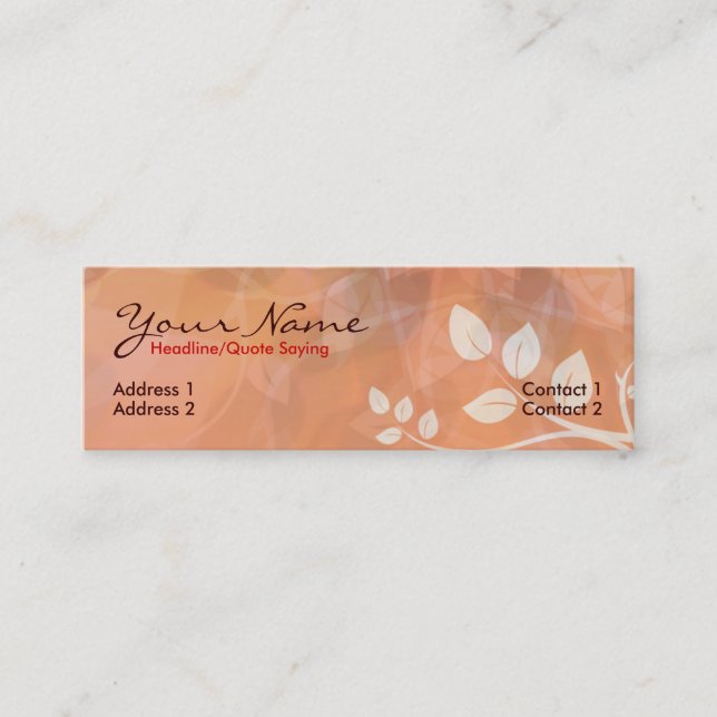 Pasoflora Profile Card (Front)