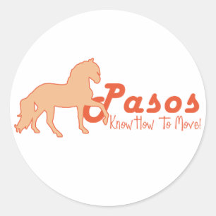 Pasos Know How To Move Classic Round Sticker