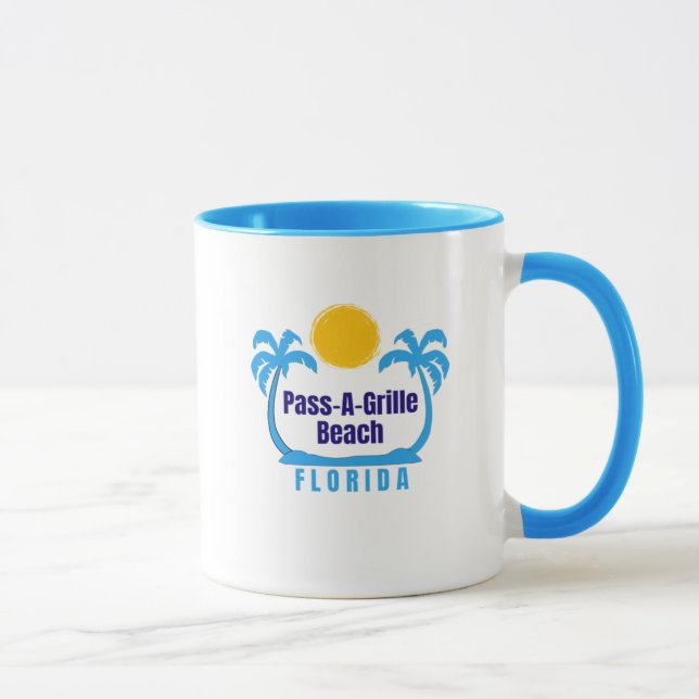 Pass-A-Grille Beach Florida Coffee Mug (Right)
