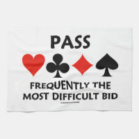 Pass Frequently The Most Difficult Bid Bridge