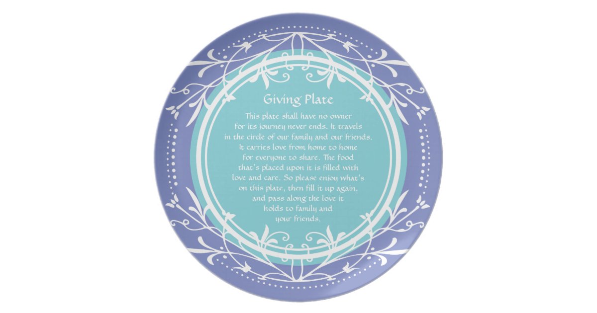 Pass it Along Plate for Family and Friends Zazzle.co.nz Pass it Along Plate for Family and Friends Zazzle.co.nz