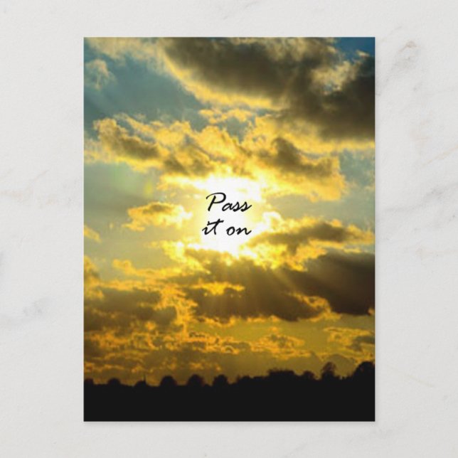 Pass It On Postcard (Front)