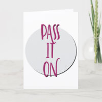 Pass It On Recovery Slogan Anniversary