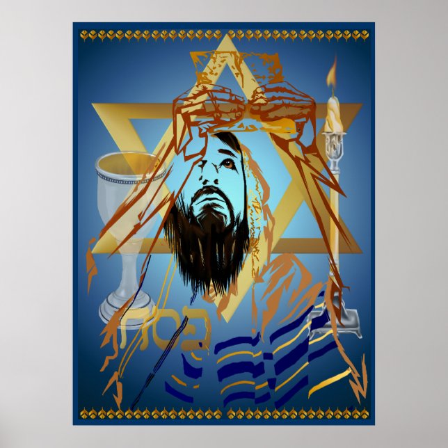 Pass Over Collage Blue Print (Front)