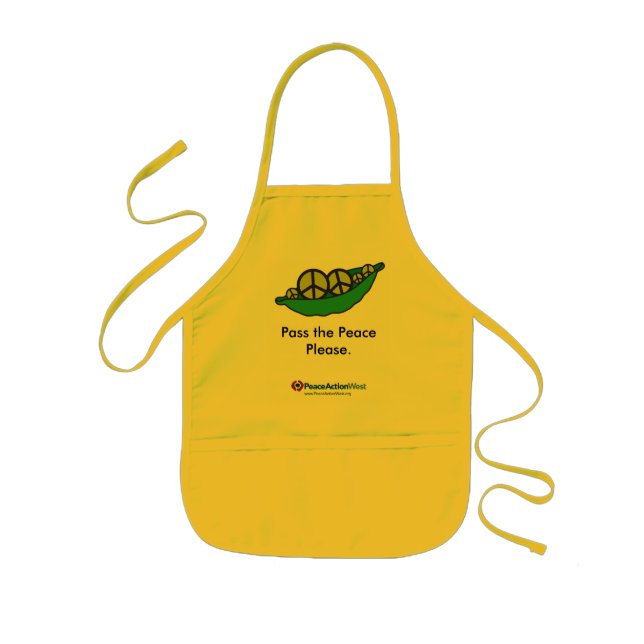 Pass the Peace Please - Baby Apron (Front)