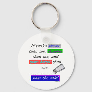Pass the Salt Key Ring