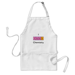 Passed chemistry periodic table name apron