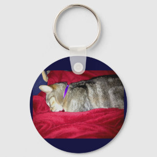 Passed Out Indigo Key Ring