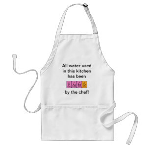 Passed periodic table name apron