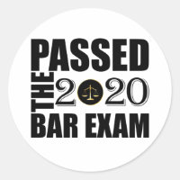 Passed the 2020 Bar Exam