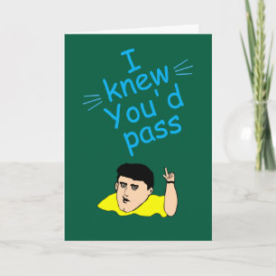 Passed the bar exam card