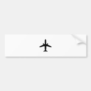 passenger Aeroplane Bumper Sticker