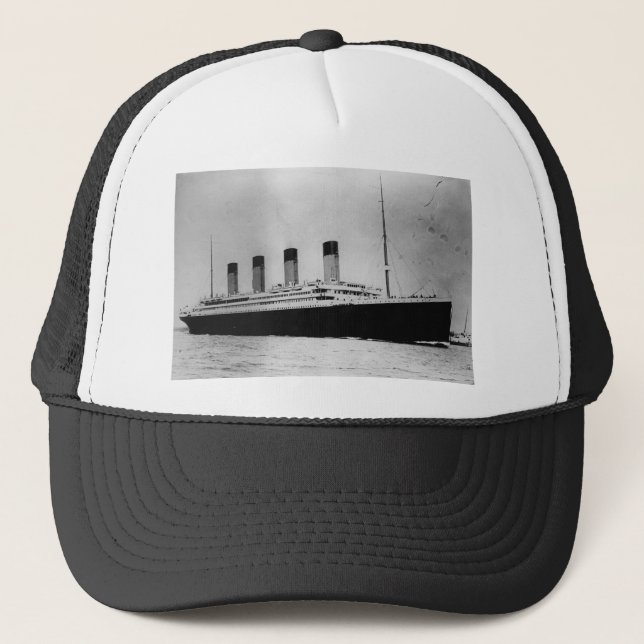 Passenger Liner Steamship RMS Titanic Trucker Hat (Front)