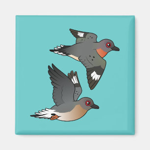 Passenger Pigeon Flight Magnet