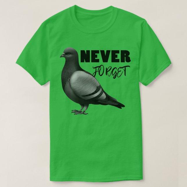 passenger pigeon Never Forget Ts 4 T-Shirt (Design Front)