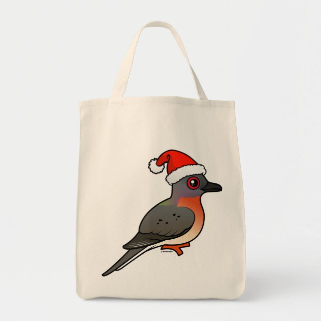 Passenger Pigeon Santa Tote Bag (Front)
