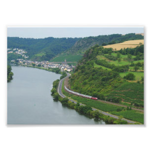 passenger train at Löf Photo Print