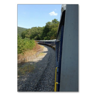 Passenger Train Reading Flashcards for Adults Table Number