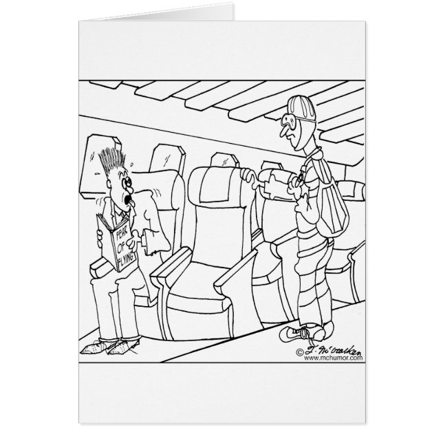 Passenger Wears a Parachute (Front)