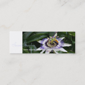 Passiflora 1 Floral Photography Mini Business Crad Card