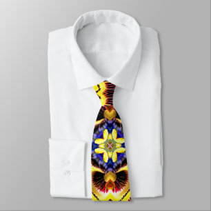 Passiflora Caerulea Pattern Tie