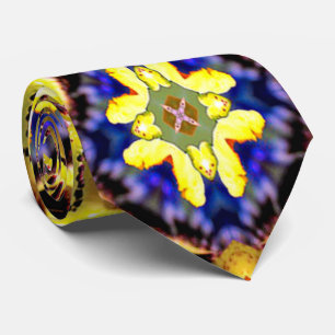 Passiflora Caerulea Pattern Tie