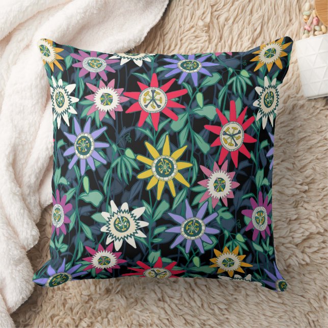 passiflora cushion (Blanket)