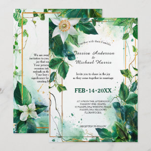 Passiflora Serenity Invitation