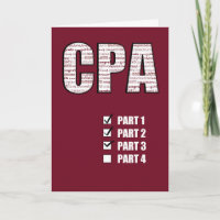 Passing 3 Parts CPA Congratulations