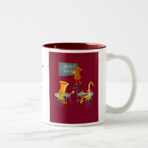 Passing Notes Two-Tone Coffee Mug