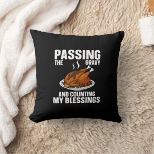  Passing the Gravy and Counting Blessings Cushion