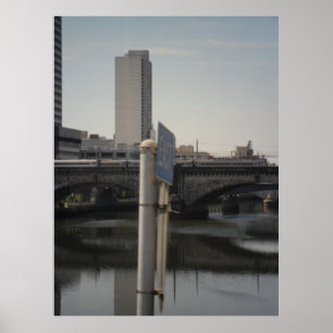 Passing the Upside Down World of Reflections Poster