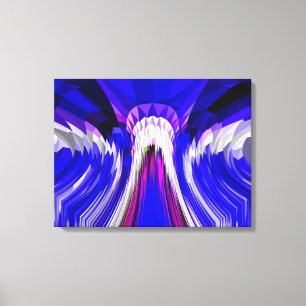 Passing time abstract art canvas print