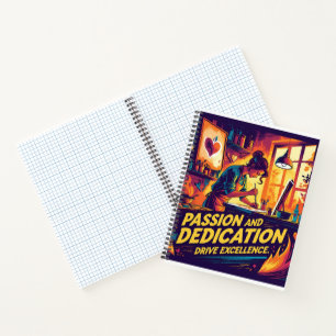 passion and dedication notebook