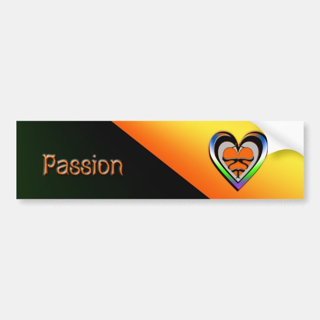 Passion Bumper Sticker (Front)