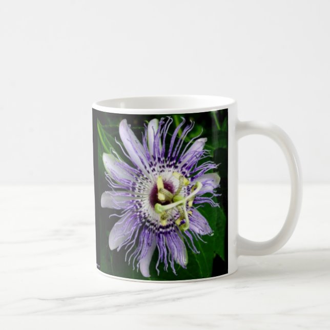 Passion flower coffee mug (Right)