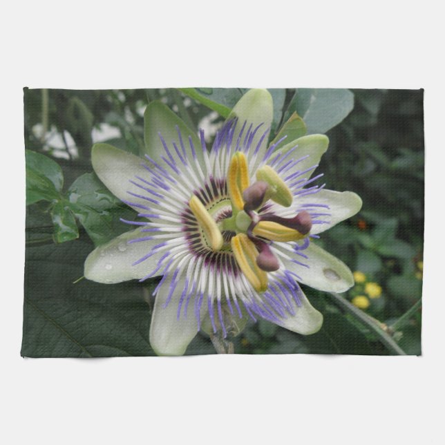 Passion Flower Kitchen Towel (Horizontal)