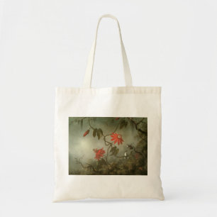 Passion Flowers and Hummingbirds by Martin J Heade Tote Bag