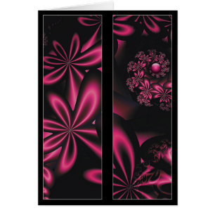 Passion Flowers Bookmark Card