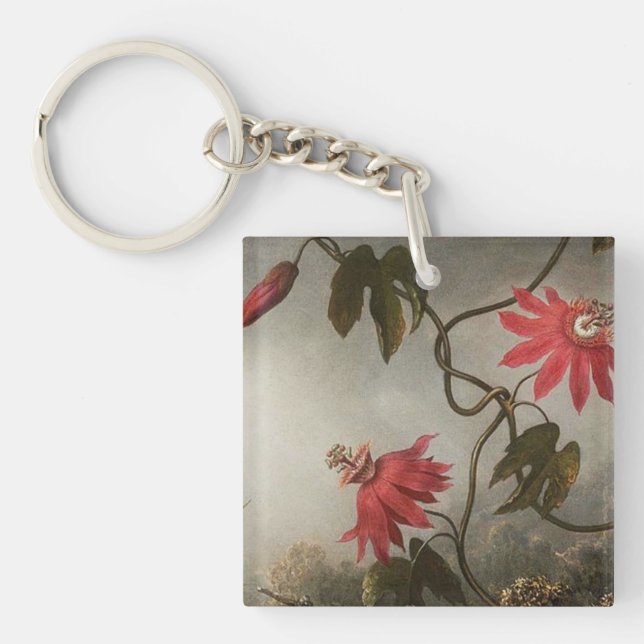 Passion Flowers Key Ring (Front)