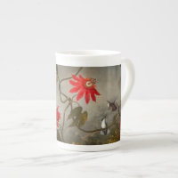 Passion Flowers with Hummingbirds Heade