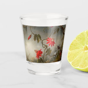Passion Flowers with Hummingbirds Heade Shot Glass