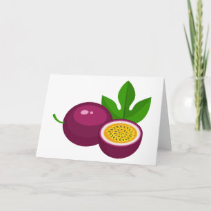 Passion fruit card