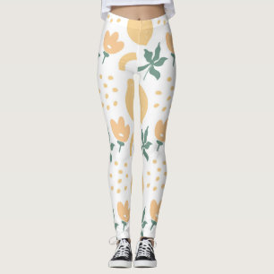 Passion Fruit Flower Leggings