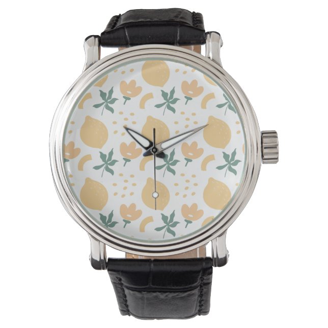 Passion Fruit Flower Watch (Front)