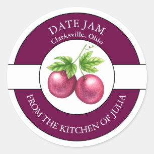 Passion Fruit Jam Label