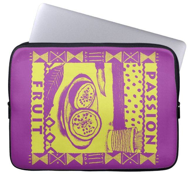 Passion Fruit Laptop Sleeve (Front)